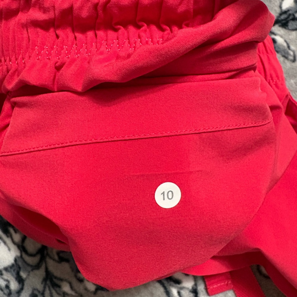 Lululemon Athletica High Waist Pink Shorts - Picture 6 of 9